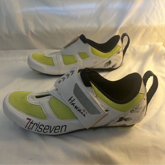 7triseven Triseven Hawaii Cycle Shoes Men US Sz 9 EU Sz 42 Triathalon Cycling - Picture 2 of 6